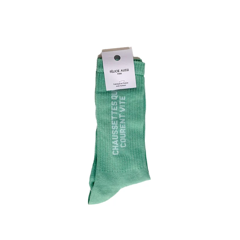 Chaussettes Félicie Aussi - qui courent vite 40/45 lichen
