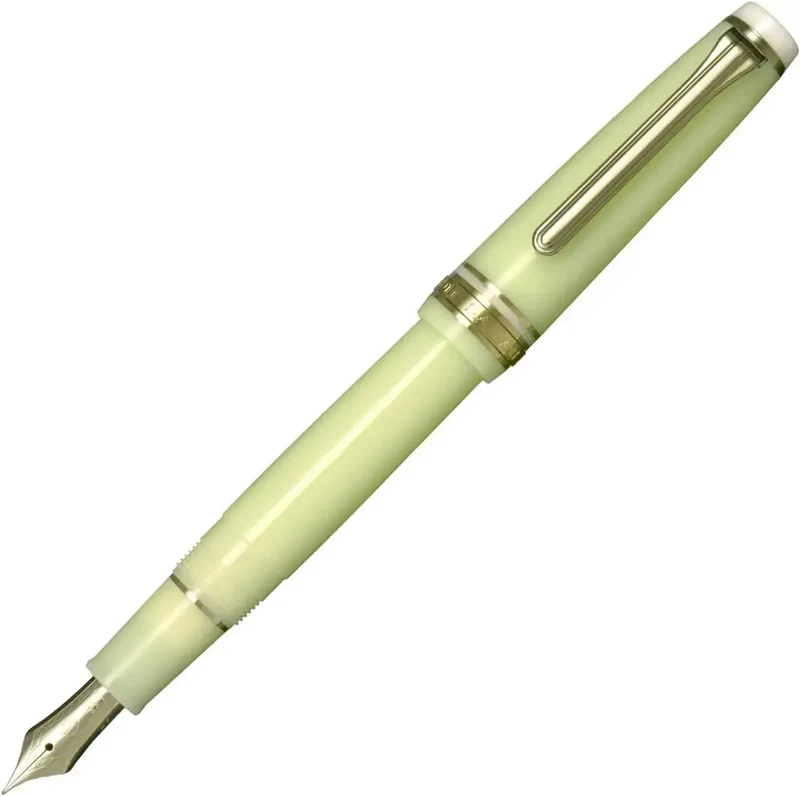 Sailor Shikiori Fountain Pen 14K Gold Medium Nib Writing