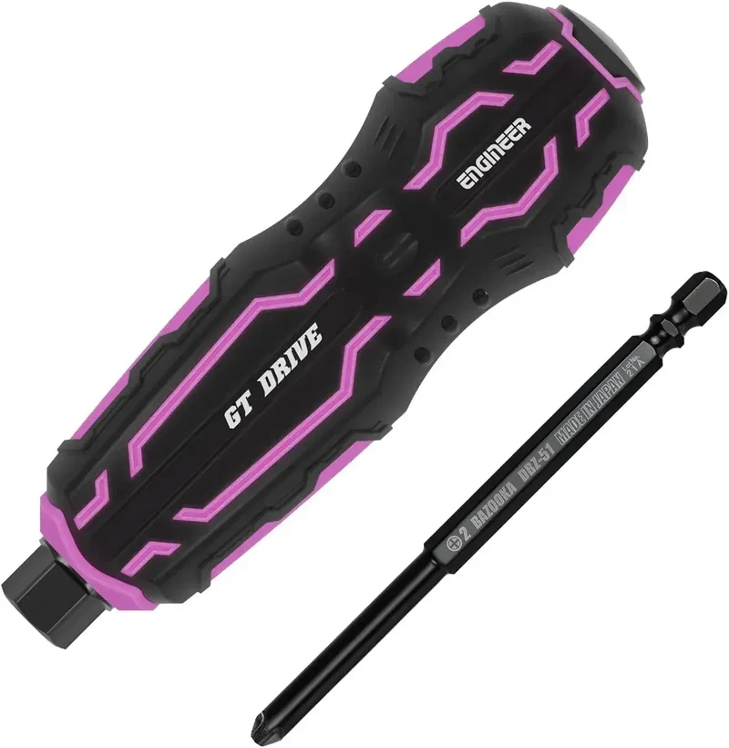 Engineer Screwsaurus GT Drive No.2 Pink Black Screw Remover