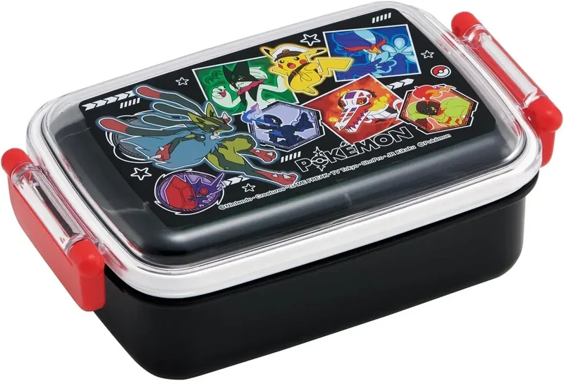 Skater Kids Lunch Box 450ml Dome Lid Pokemon for Boys, Japan Made
