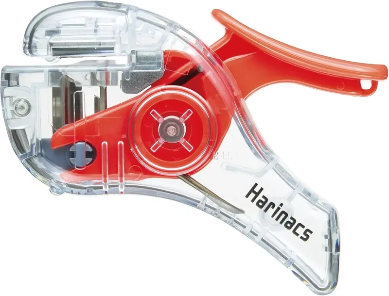 Kokuyo Stapleless Stapler Harinacs Alpha Compact Red 5-Sheet