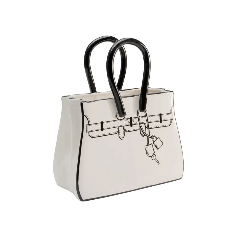 Vase Purse noir et blanc