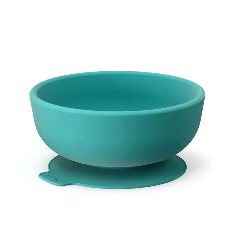Bol à ventouse en silicone Ekobo - Lagoon