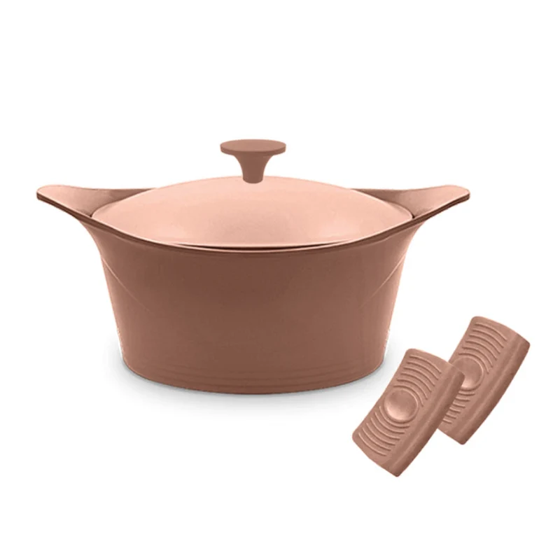 Cookut Cocotte ma jolie cocotte ø 28 cm + Maniques - Guimauve