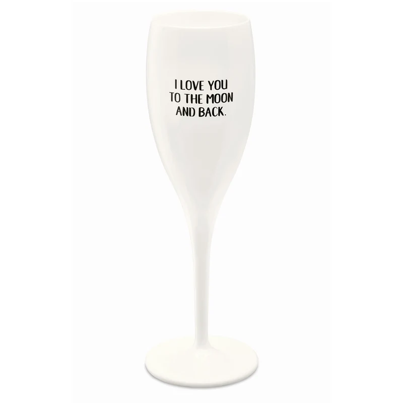 Sektglas CHEERS No. 1 LOVE YOU TO THE MOON