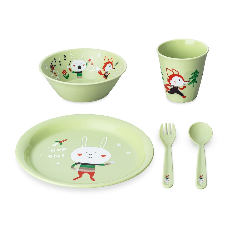 Kindergeschirr-Set HOP ON AT HOME