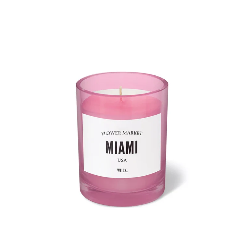 Bougie Parfumée Rose 265g - Miami