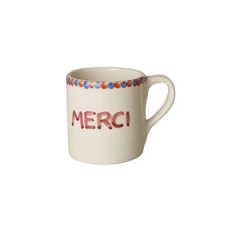 Mug céramique MERCI Ø 9.5 cm