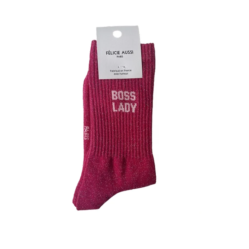 Chaussettes paillettes - Boss lady 36/40