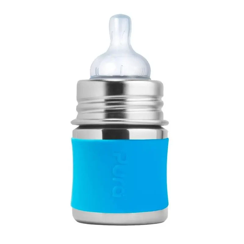 Biberon Inox 150ml Pura Turquoise