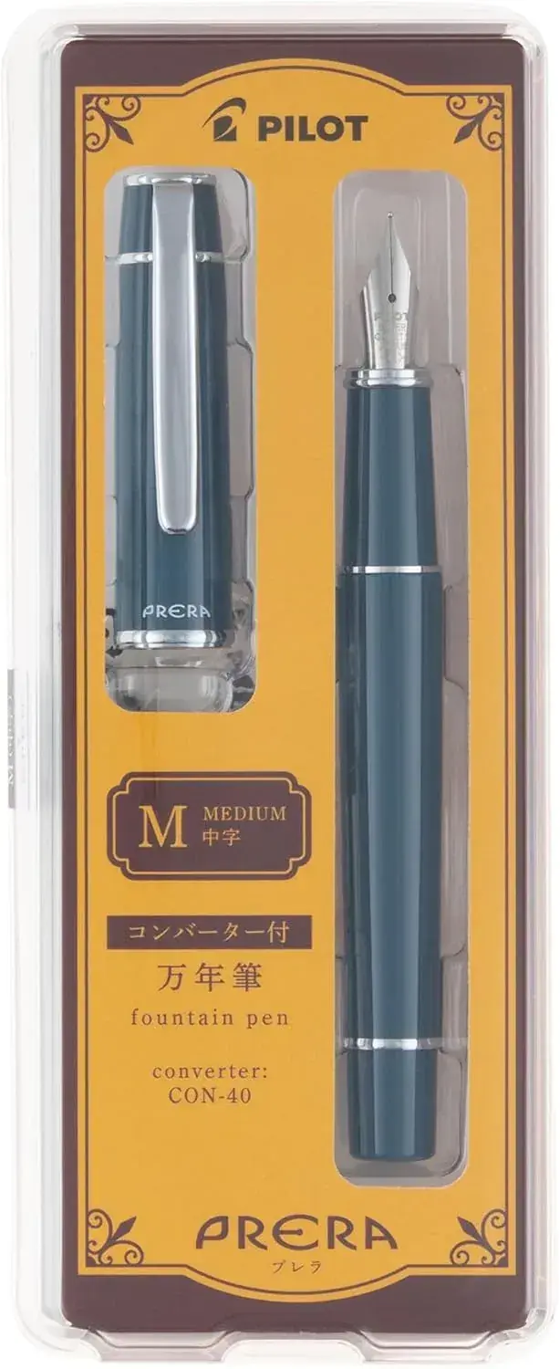 Pilot Prera Fountain Pen Medium 0.5mm Tip for Smooth Writing