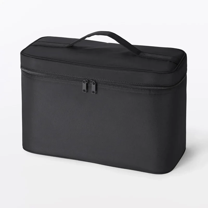 Muji Recycled Nylon Makeup Organizer Box for Beauty Routine