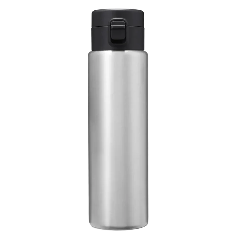 Muji Vacuum Insulated One-Touch Thermal Bottle 750ml Silver