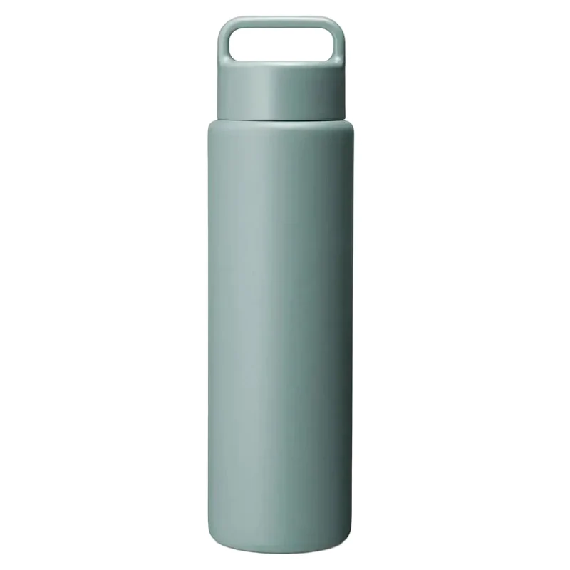 Muji Vacuum Insulated Thermal Bottle with Handle, 700ml