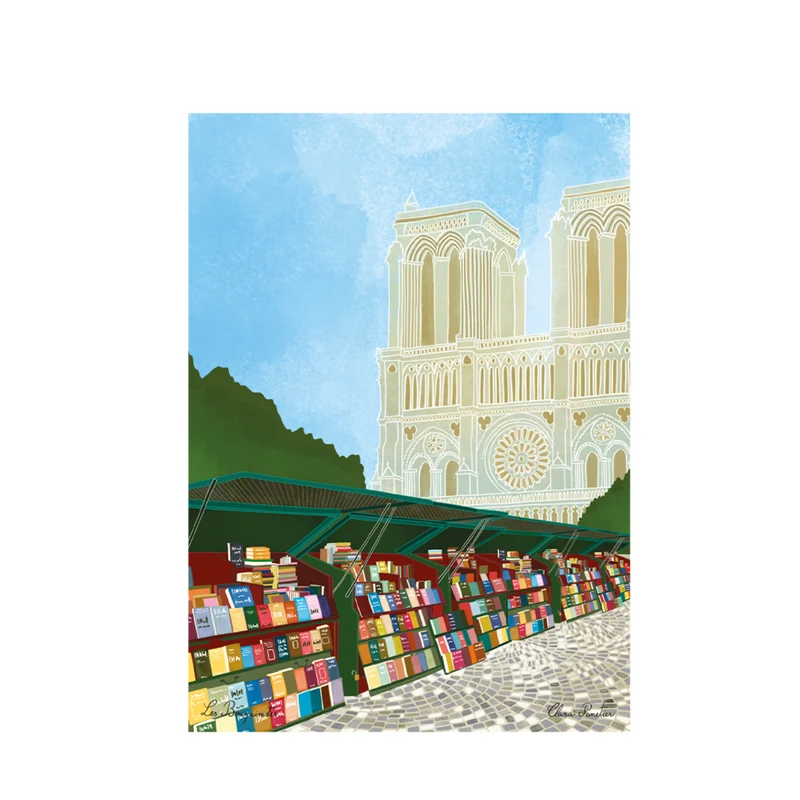 Affiche C. Panetier 08 - Les Bouquinistes