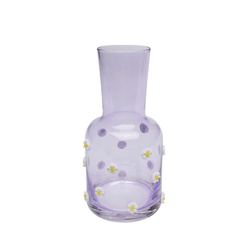 Carafe flowers H.19cm