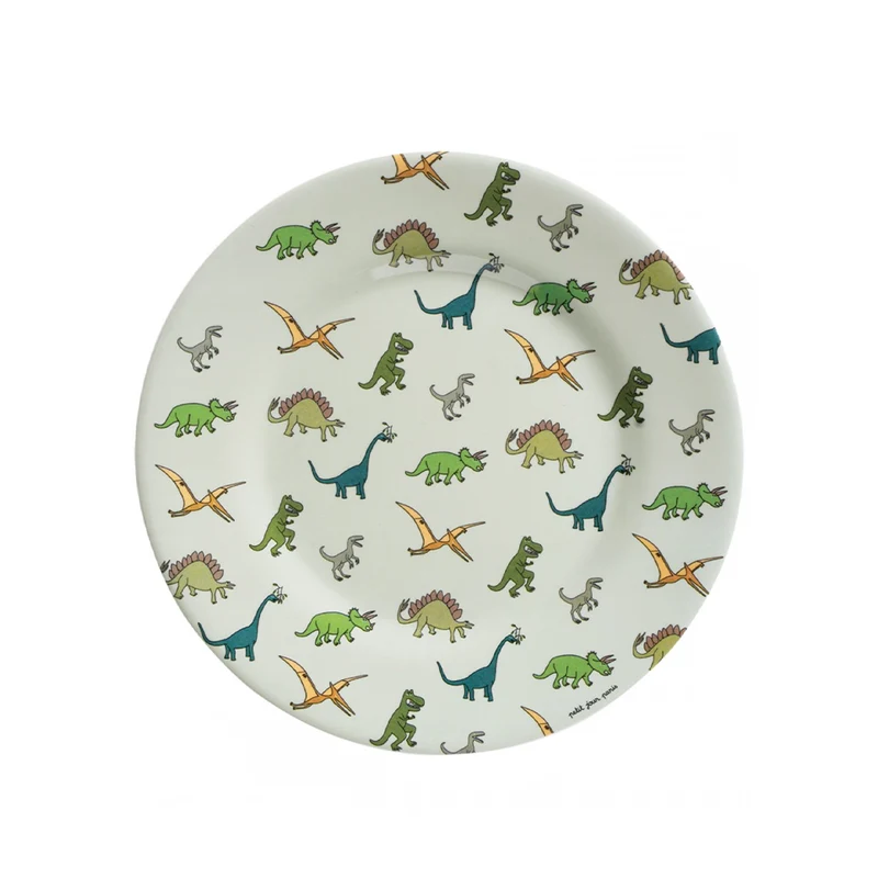Petit Jour Assiette à dessert - Les Dinosaures