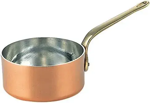 Wadasuke Petite Copper Skillet Pan 3.5 Inch for Small Cooking 9cm