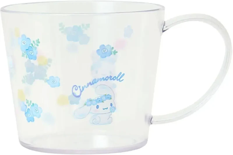 Sanrio Cinnamoroll See-through Beverage Mug 4.9x3.5x3.1 in
