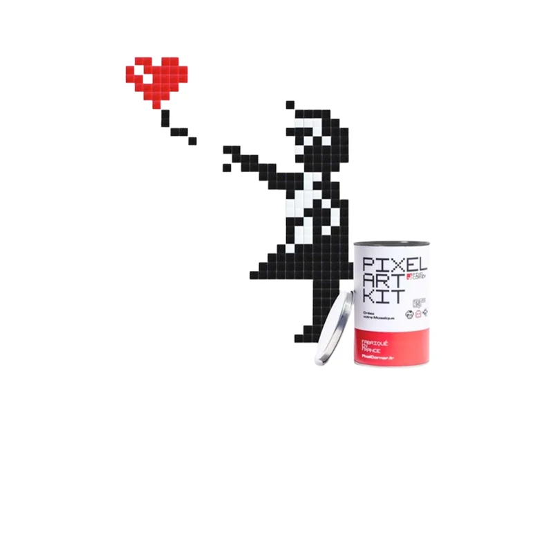 Pixel Art kit - Girl with balloon