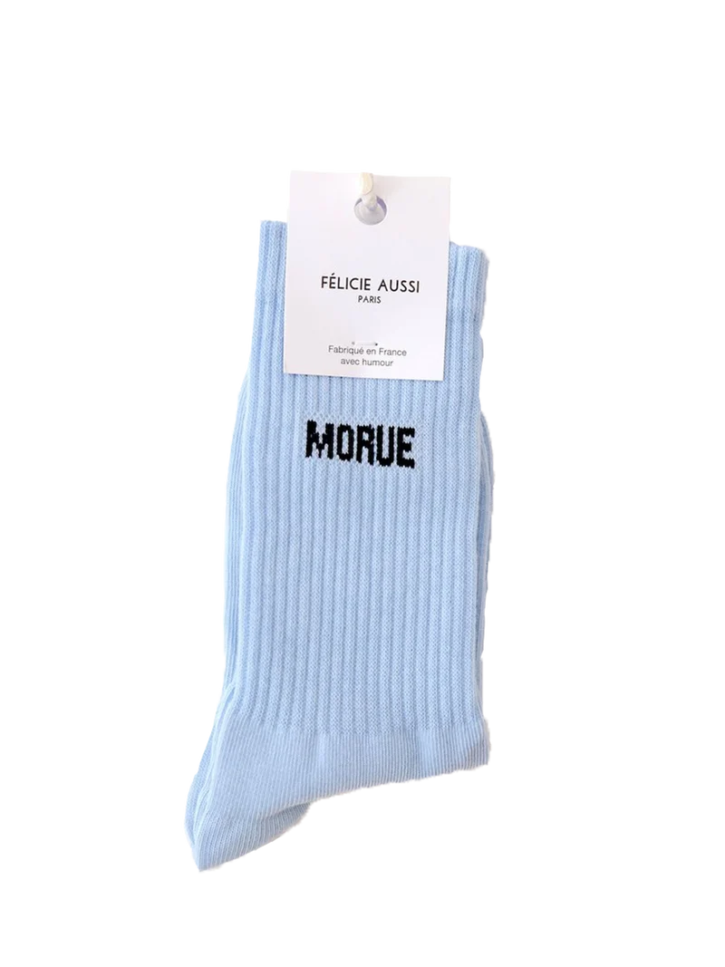 Chaussettes morue bleu 36/40