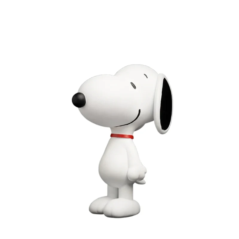 Statue Snoopy 12cm standing - blanc