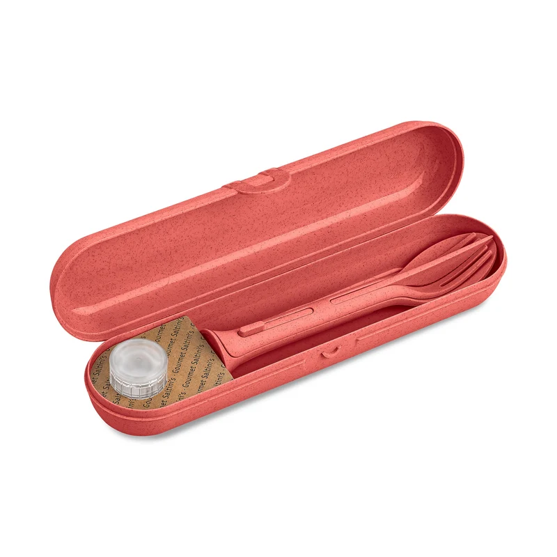Besteck Etui m. Besteck KLIKK POCKET READY 4-teilig