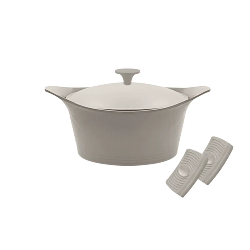 Cookut Cocotte ma jolie cocotte ø 28 cm + Maniques - Moka