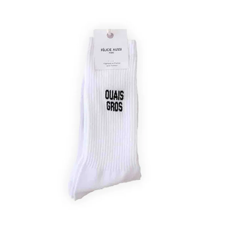 Chaussettes - Ouais gros 40/45 Blanc
