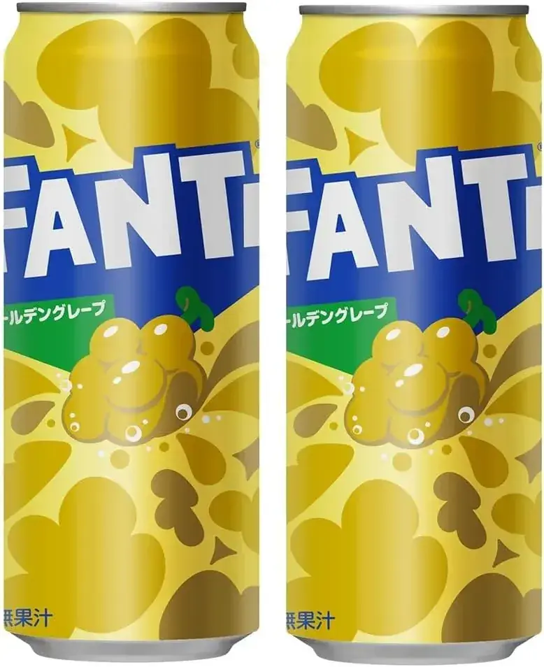 Fanta Golden Grape 500ml Cans Case - Hokkaido Limited Edition