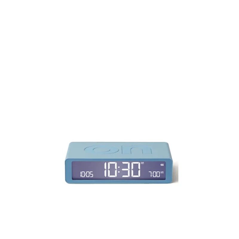 Réveil Flip Classic Lexon - bleu clair