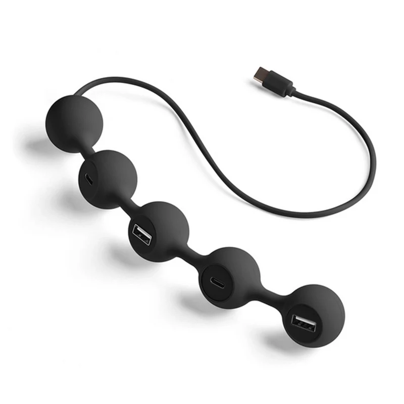 Hub-C Peas 4 ports - Noir