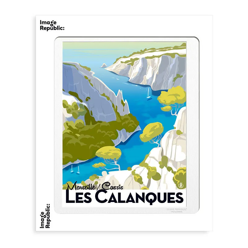 Affiche Monsieur Z - Calanques
