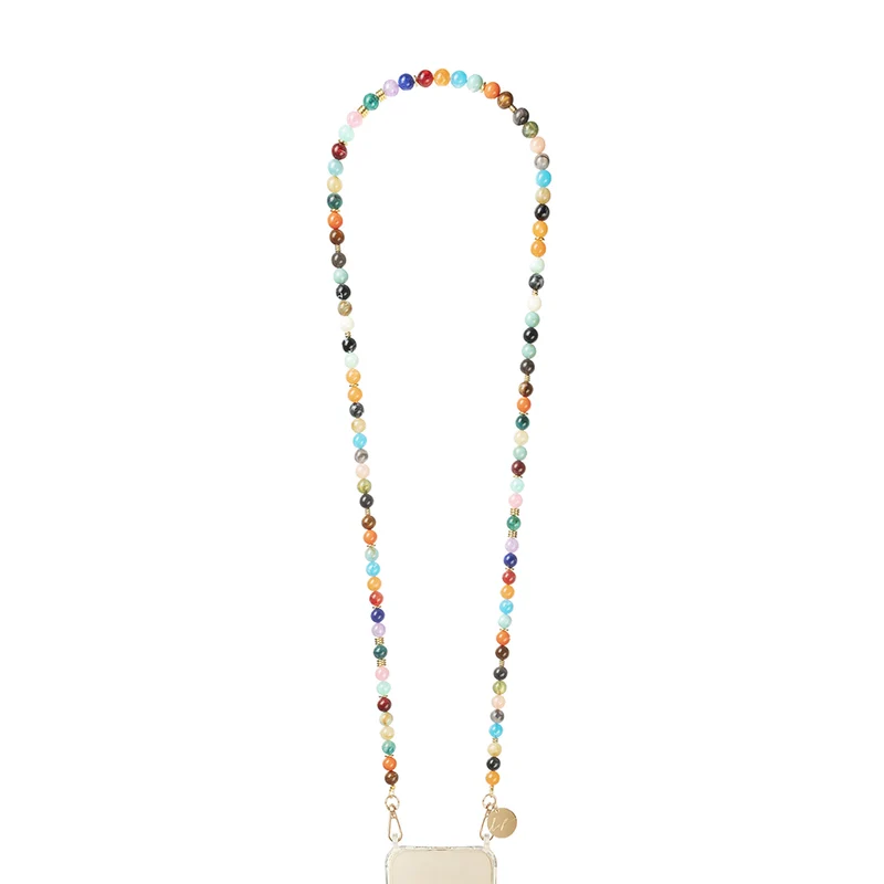 Chaîne de téléphone Bijou - Harper perles multicolores