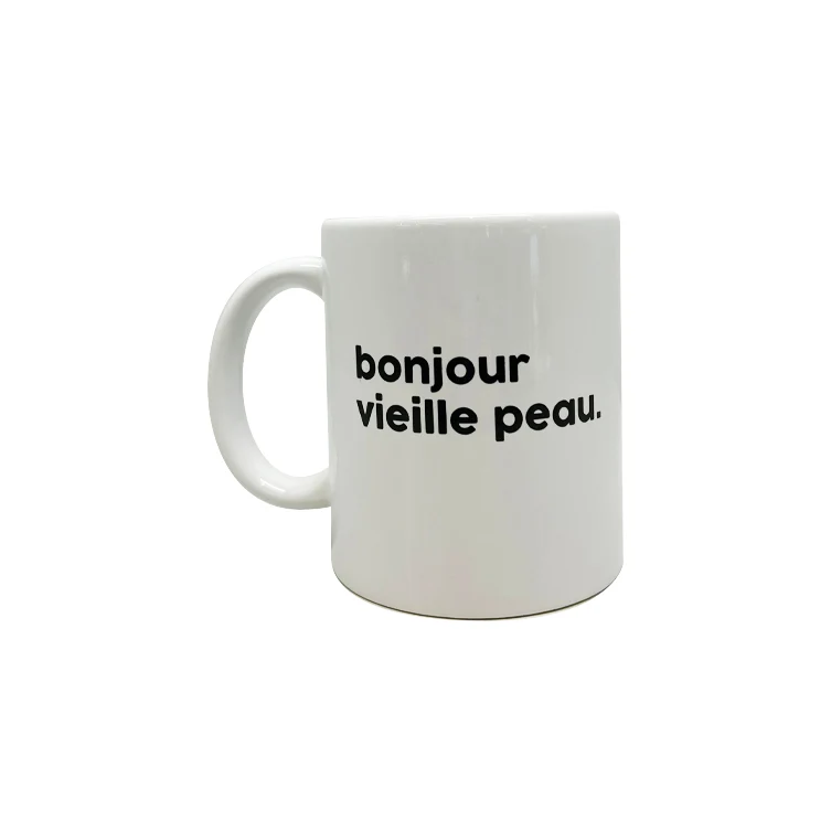 Félicie Aussi Mug Message - Bonjour vieille peau