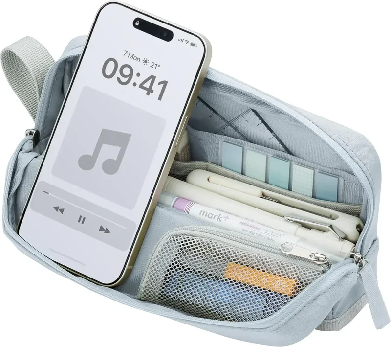 Kokuyo Kabako Spacious Pen Tool Organizer Pencil Pouch