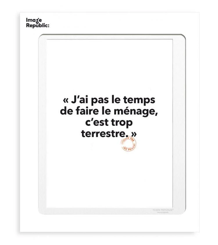 Affiche Loïc Prigent - J'ai pas le temps