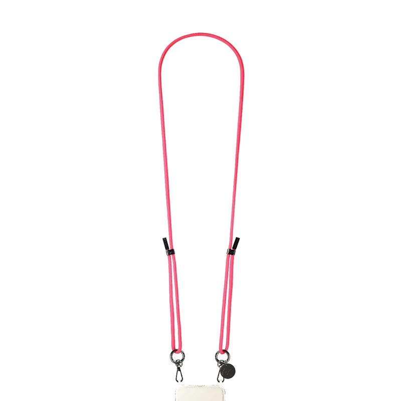 Lanière cordon Nae - Rose fluo