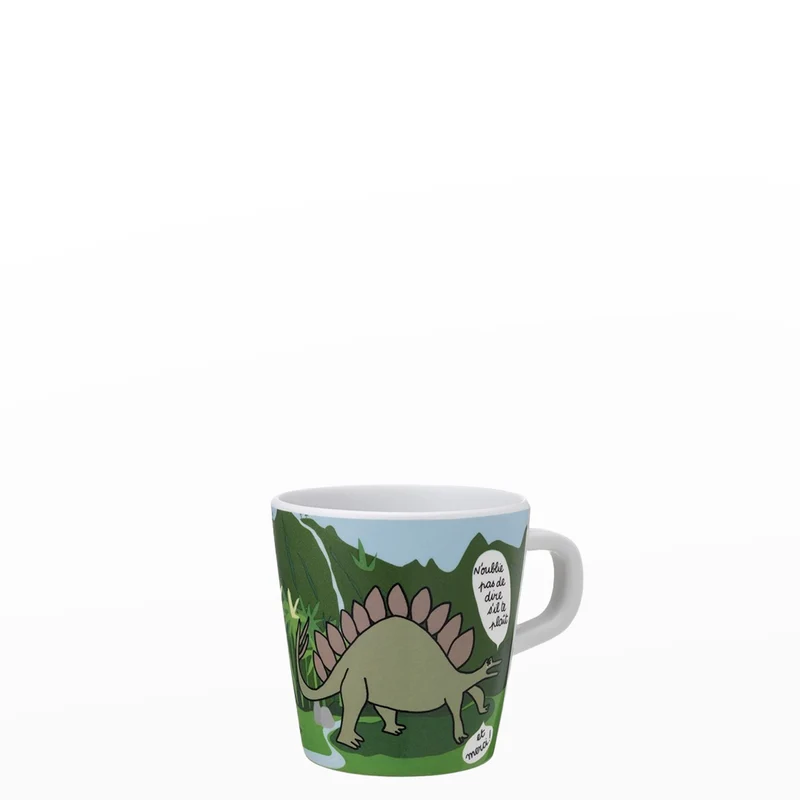 Petit Jour Mug - Les Dinosaures "Mâche bien"