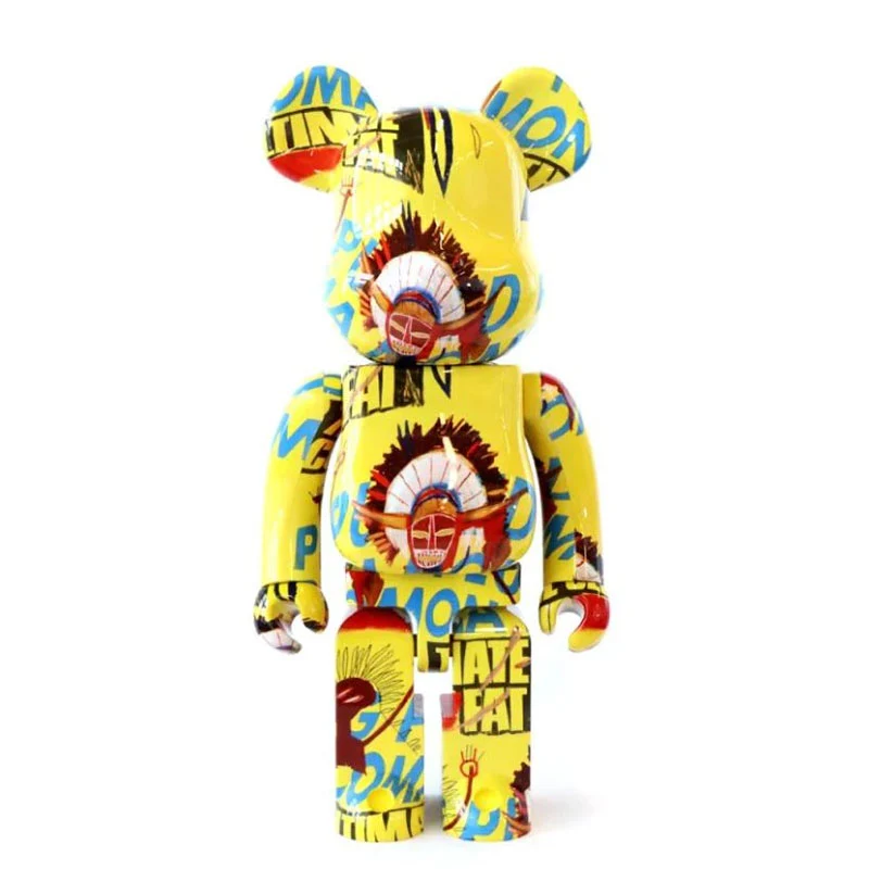 BEARBRICK 1000% WARHOL X BASQUIAT #3 - H 72 cm