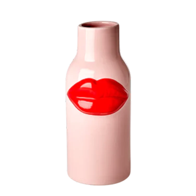 Vase bouche L et Rouge - Lipstick