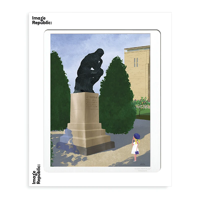Affiche Why LA ? Pourquoi Paris ? - Rodin