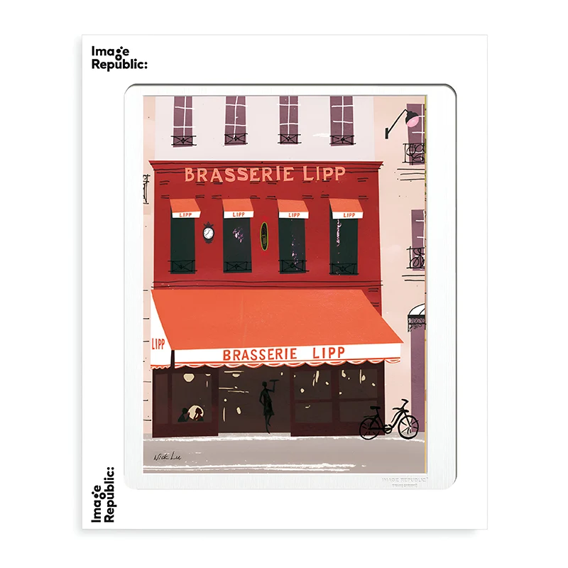 Affiche Why LA ? Pourquoi Paris ? - Brasserie Lipp