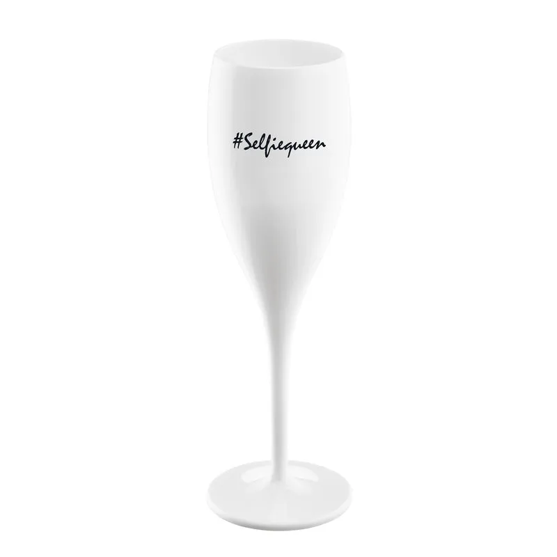 Glas mit Druck CHEERS No. 1 SELFIEQUEEN