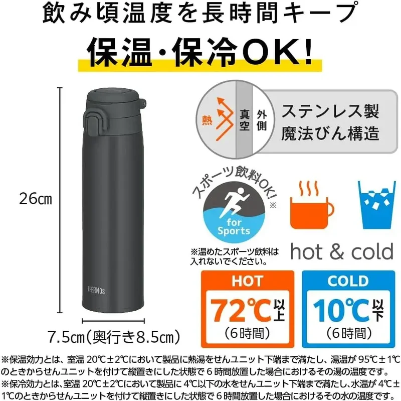 Thermos JOS-751 CHL Thermal Portable Tumbler, 750ml with Carry Handle