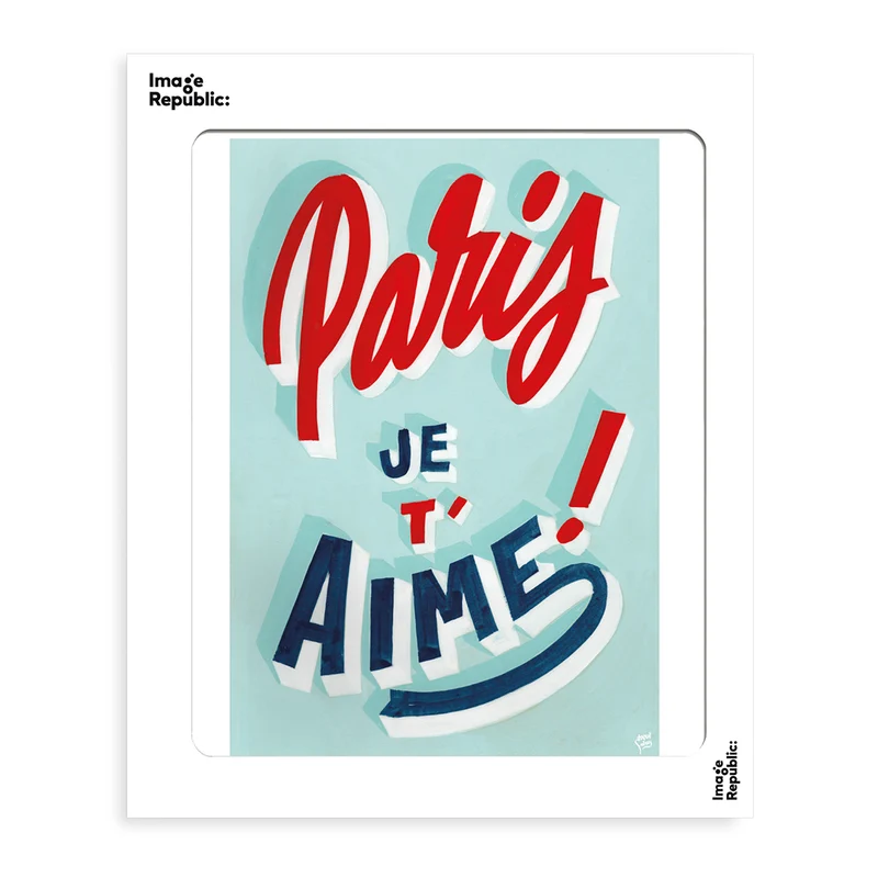 Affiche Frères Toqué - Paris je t'aime