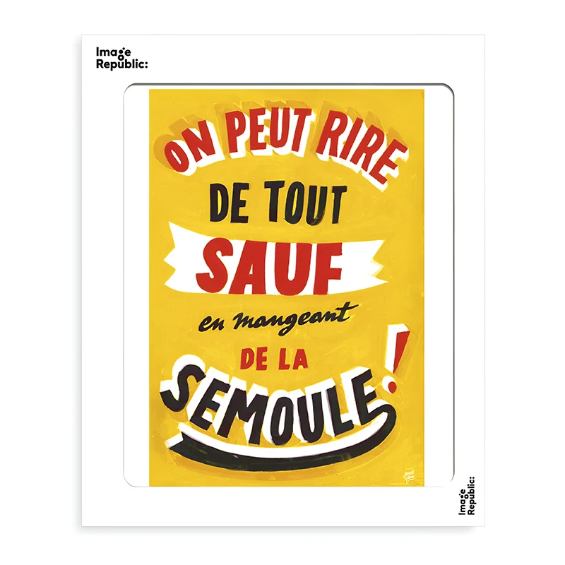 Affiche Frères Toqué - Semoule