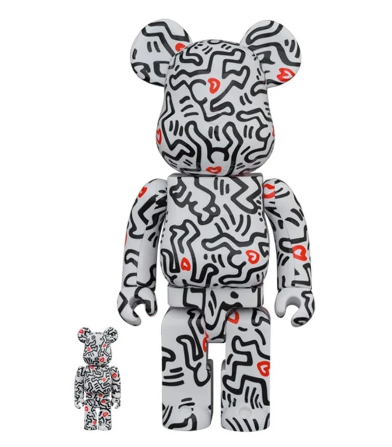 BEARBRICK 400%+100% KEITH HARING #8