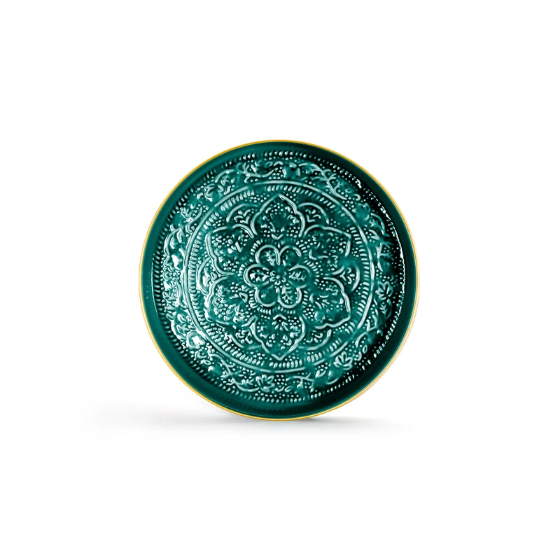 Plateau Berbère Ø 35 cm - kaki