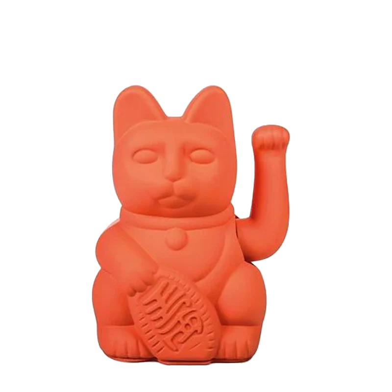Lucky Cat - néon orange